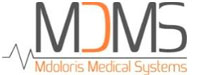 Logotipo de la marca Mdoloris Medical Systems MDMS que representa Suministros Galeno en Galicia
